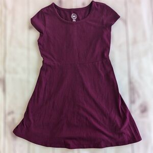 Girls Dress size small Wonder Nation Summer Spring Cotton Purple Skater Knit